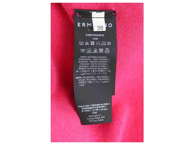 Autre Marque Ermanno Firenze Kleid Rosa Polyamid Pink - Ansicht 6