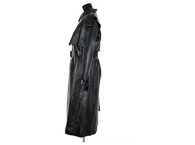 Mackage Gabardina de cuero Negro - vista 3