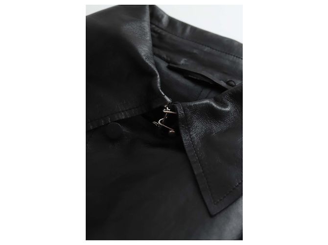Mackage Gabardina de cuero Negro - vista 6