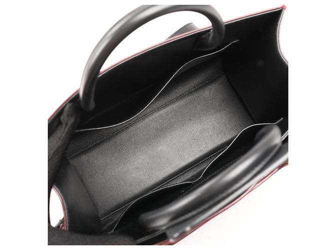 Bolsa Diorever Medium de couro e python 2Way da Christian Dior em bordô - vista 17