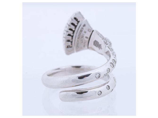 Anello in oro bianco e diamanti De Grisogono, misura 52 D'oro - vista 3