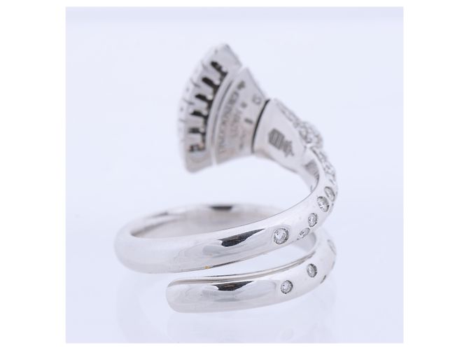 Anello in oro bianco e diamanti De Grisogono, misura 52 D'oro - vista 5