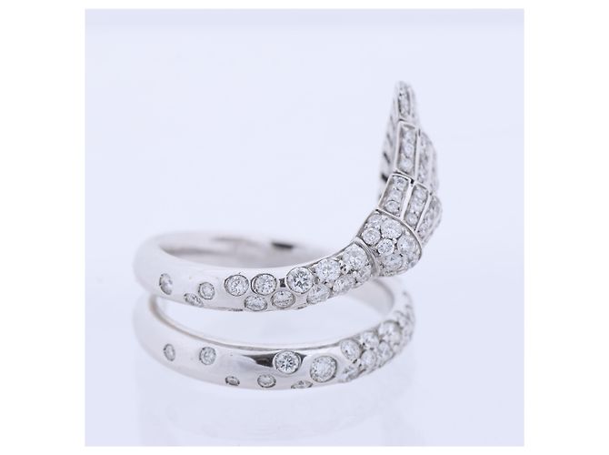 Anello in oro bianco e diamanti De Grisogono, misura 52 D'oro - vista 7