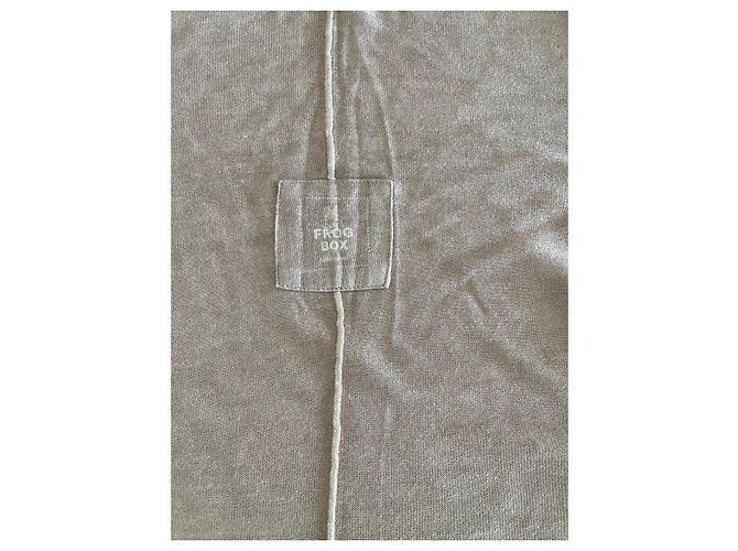 Autre Marque Chaleco o Chaqueta FROGBOX seda-lana-cachemira talla 34-36 Beige Blanco roto - vista 5