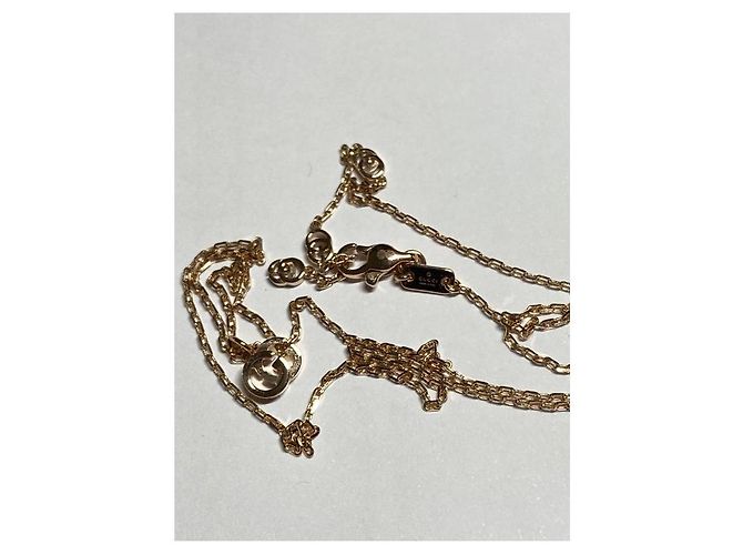 Collana Gucci GG Running in oro 18 carati Gold hardware - vista 2