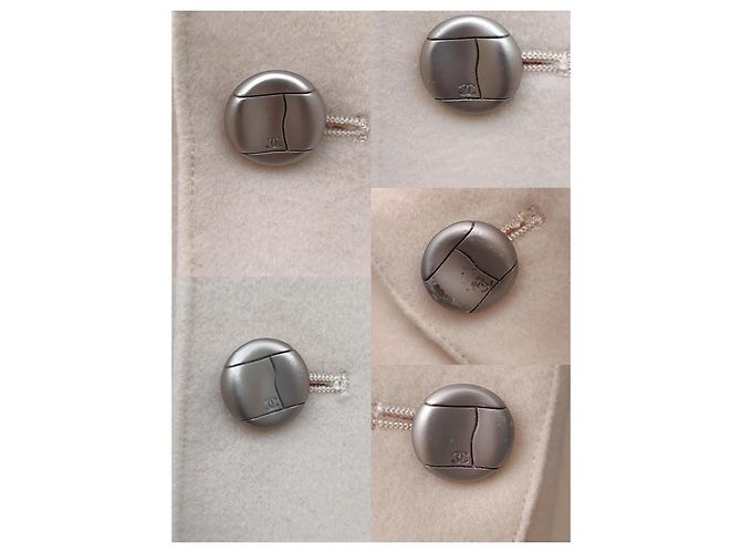 1998 Rare! Chanel & Karl Lagerfeld 98A Jacket CC Logo Buttons Beige - view 16