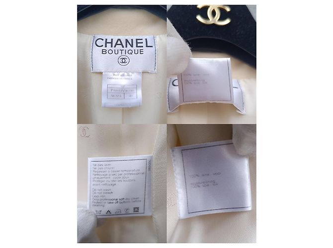1998 Rare! Chanel & Karl Lagerfeld 98A Jacket CC Logo Buttons Beige - view 18