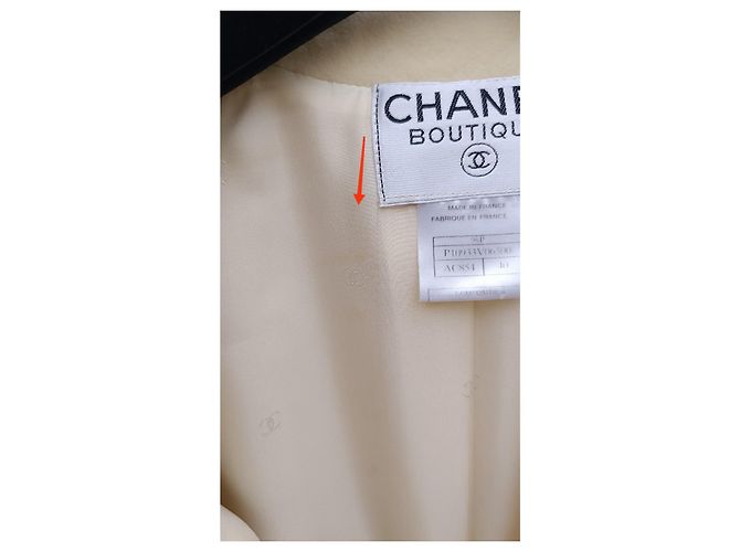 1998 Rare! Chanel & Karl Lagerfeld 98A Jacket CC Logo Buttons Beige - view 19