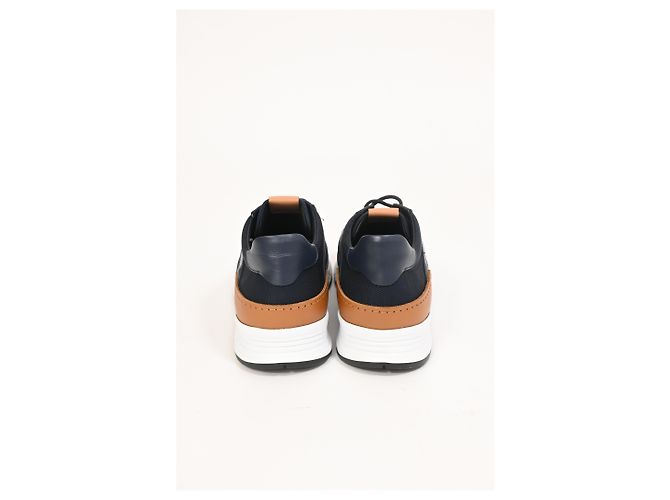 Sneakers basse Tod's in pelle e suede blu navy - vista 13