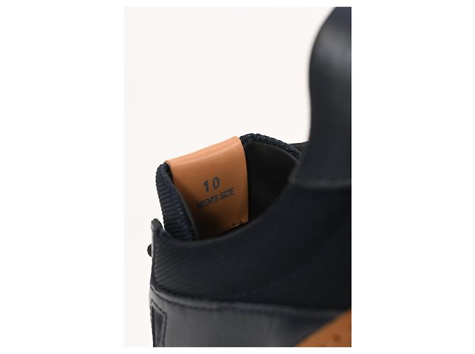 Sneakers basse Tod's in pelle e suede blu navy - vista 20