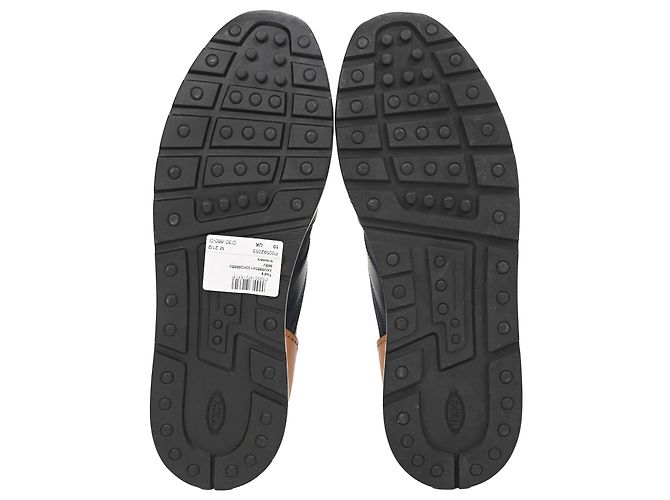 Sneakers basse Tod's in pelle e suede blu navy - vista 6