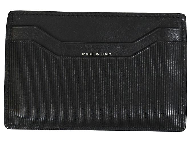 Tarjetero Tom Ford en cuero negro - vista 3