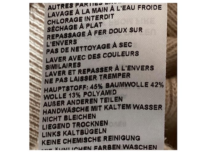 Ba&Sh Puffärmel-Top aus beigem Baumwollstoff - Ansicht 5