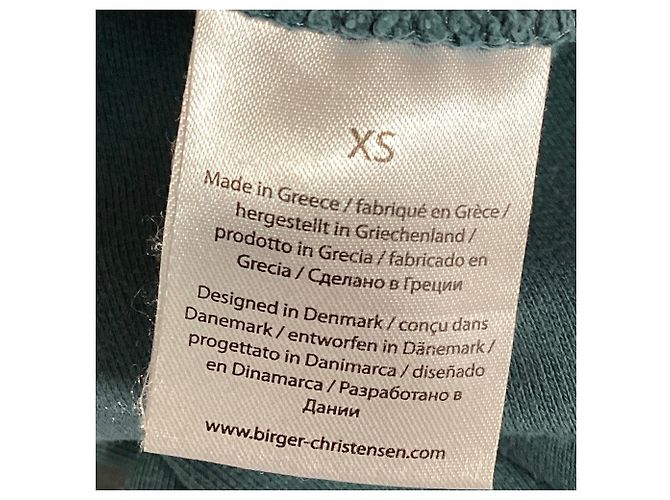 Autre Marque Rotate Sunday Iris Pullover aus blaugrünem Baumwollstoff - Ansicht 6