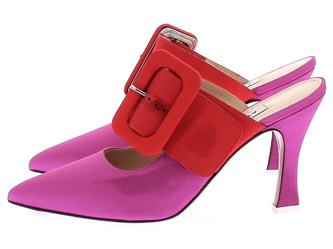 Mule e zoccoli ATTICO T.EU 38 Tessuto Rosa - vista 3