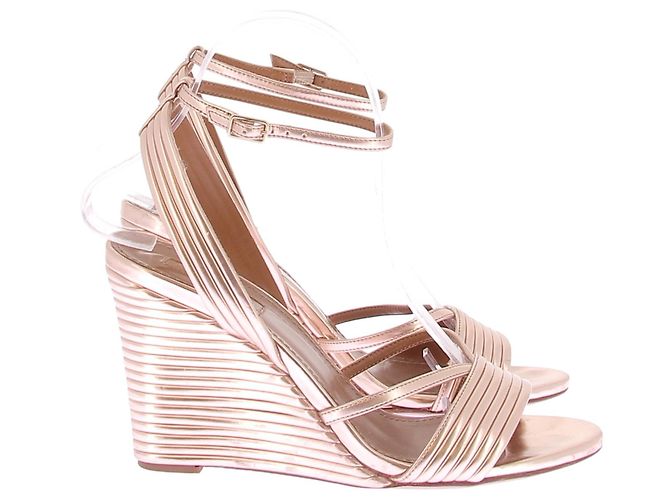 Sandali AQUAZZURA T.EU 37 Pelle D'oro - vista 2
