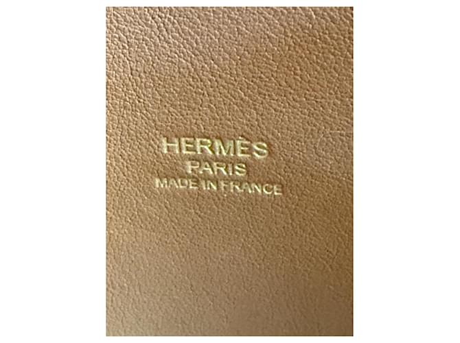 Hermès Bolide 25 Marrone Gold hardware Cammello - vista 10