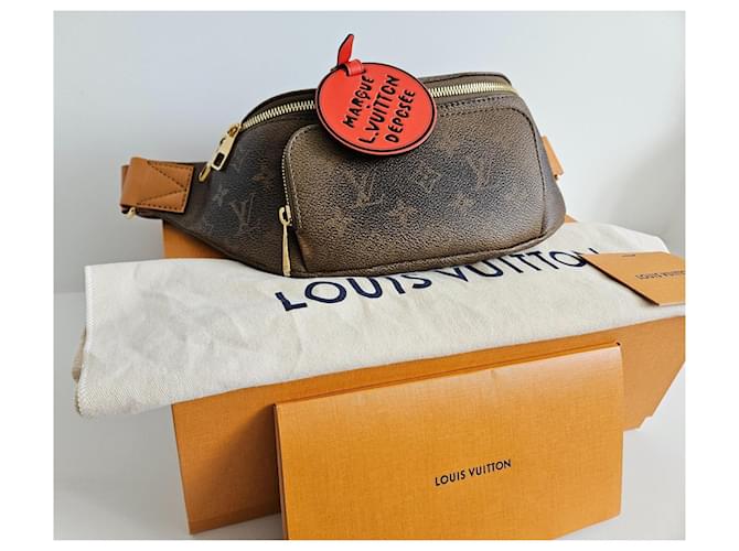 Bumbag Louis Vuitton Bum bag Rush Marrone - vista 10