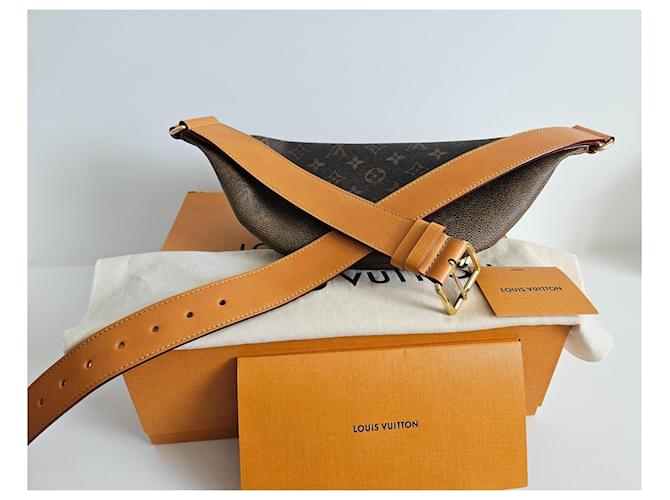 Bumbag Louis Vuitton Bum bag Rush Marrone - vista 12