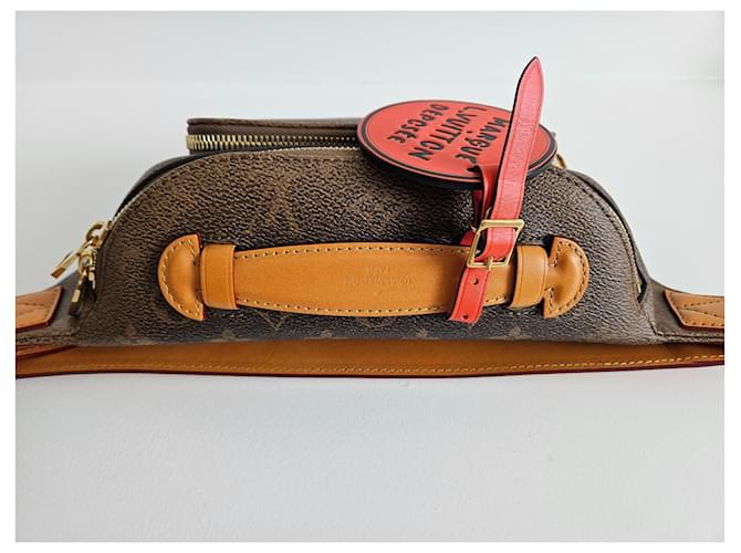 Bumbag Louis Vuitton Bum bag Rush Marrone - vista 5