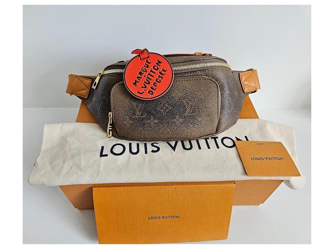 Bumbag Louis Vuitton Bum bag Rush Marrone - vista 9