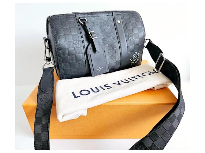 Louis Vuitton Keepall da città Nero - vista 15