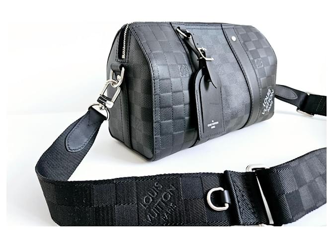 Louis Vuitton Keepall da città Nero - vista 4