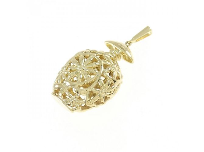 Pendente in oro giallo 18K Mikimoto - vista 2