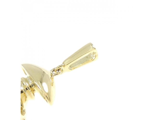 Pendente in oro giallo 18K Mikimoto - vista 3