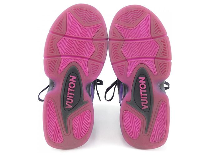 Sneakers viola Louis Vuitton Porpora - vista 4