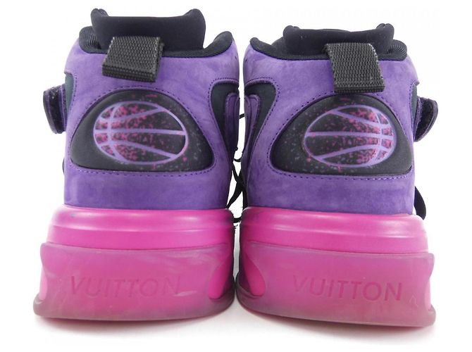 Sneakers viola Louis Vuitton Porpora - vista 5