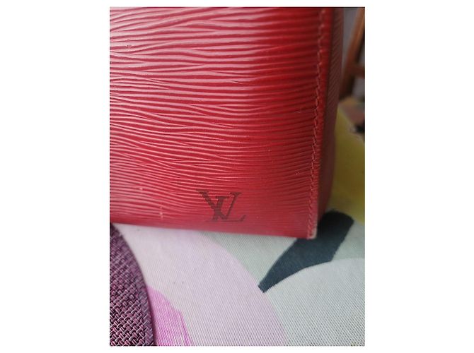 Borsa a mano Louis Vuitton Speedy in pelle rossa Rosso - vista 2