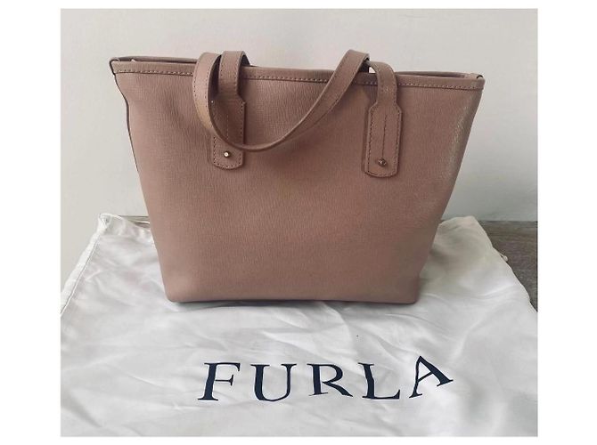 Borsa tote in pelle Furla Rosa - vista 7