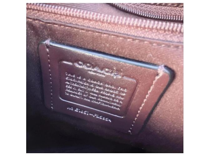 Borsa a tracolla Coach Georgie Saddle Viola scuro - vista 3