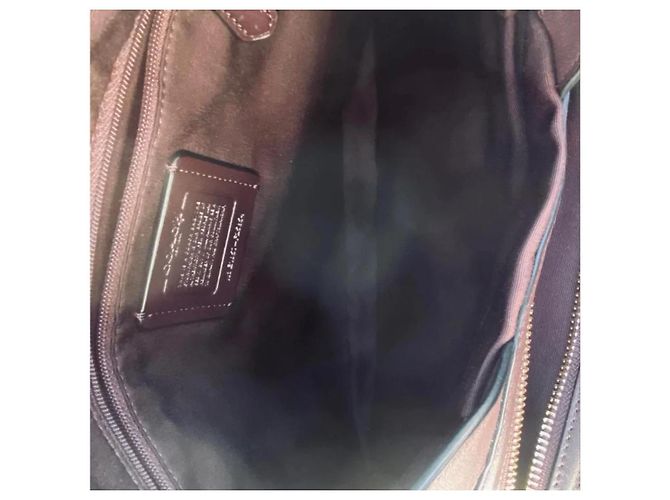 Borsa a tracolla Coach Georgie Saddle Viola scuro - vista 4