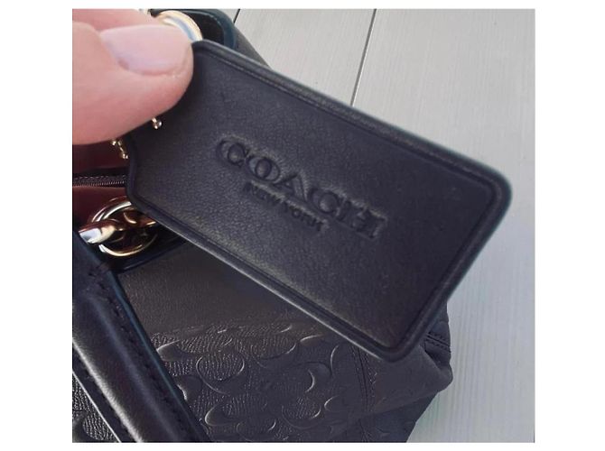 Borsa a tracolla Coach Georgie Saddle Viola scuro - vista 7