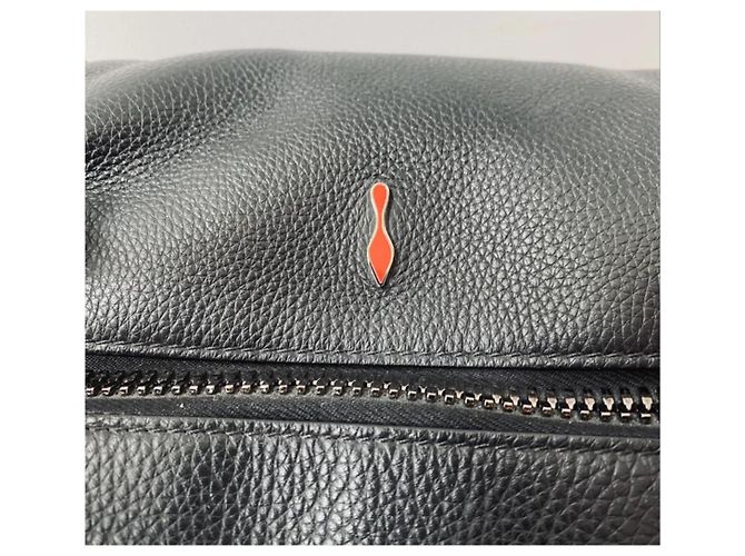 CHRISTIAN LOUBOUTIN BAGDAMON Bag Demon Shoulder Canvas Leather