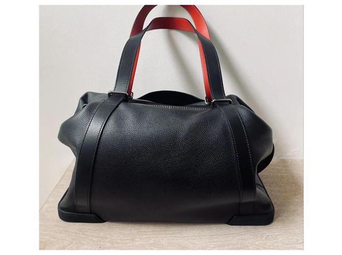 CHRISTIAN LOUBOUTIN BAGDAMON Bag Demon Shoulder Canvas Leather