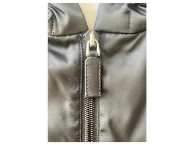 Gilet Prada in Re-nylon e cotone nero - vista 3
