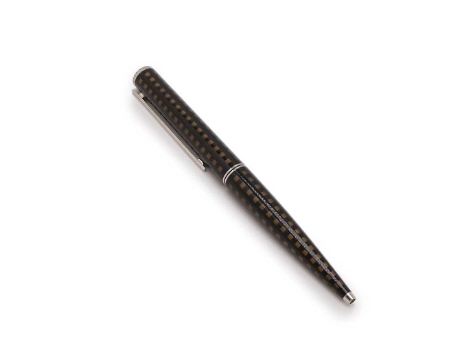 Twist Penna a sfera Jetrack Louis Vuitton D'oro Marrone scuro - vista 3