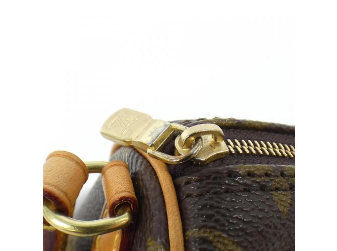 Borsa Boston Nano Speedy Monogramma Louis Vuitton Marrone - vista 6