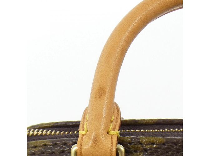 Borsa Boston Nano Speedy Monogramma Louis Vuitton Marrone - vista 7