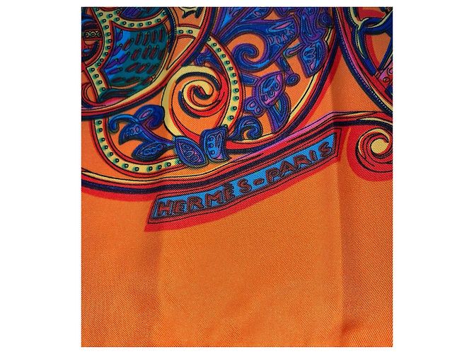 Hermès Die Charmante mit den Tieren Orange - Ansicht 4