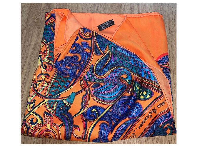 Hermès Die Charmante mit den Tieren Orange - Ansicht 5