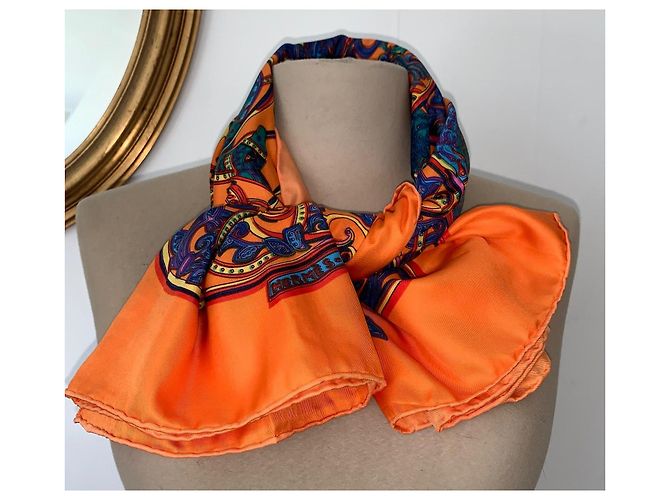 Hermès Die Charmante mit den Tieren Orange - Ansicht 7