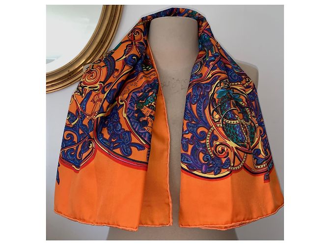 Hermès Die Charmante mit den Tieren Orange - Ansicht 8