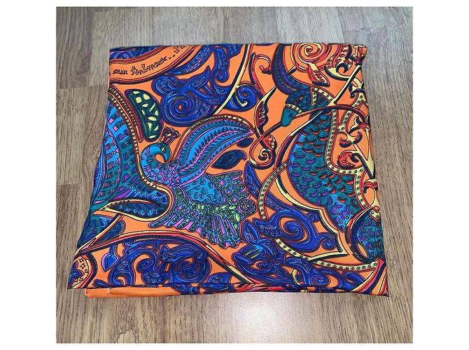 Hermès Die Charmante mit den Tieren Orange - Ansicht 9