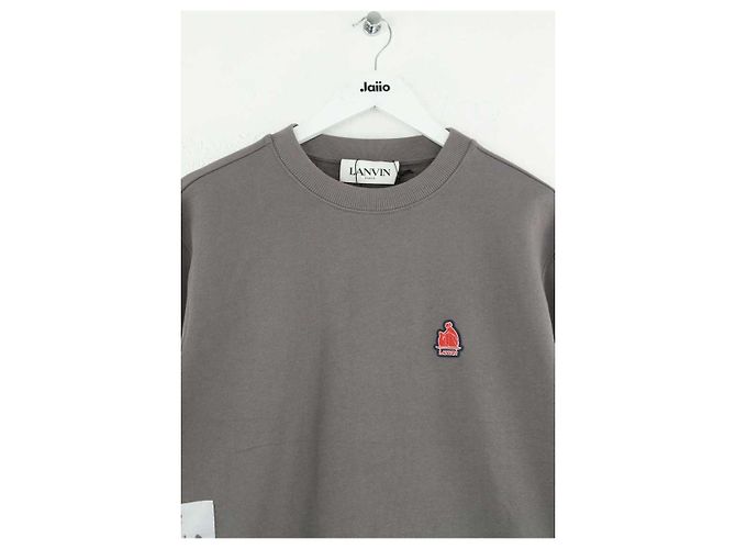 Lanvin Gray cotton sweatshirt - view 2