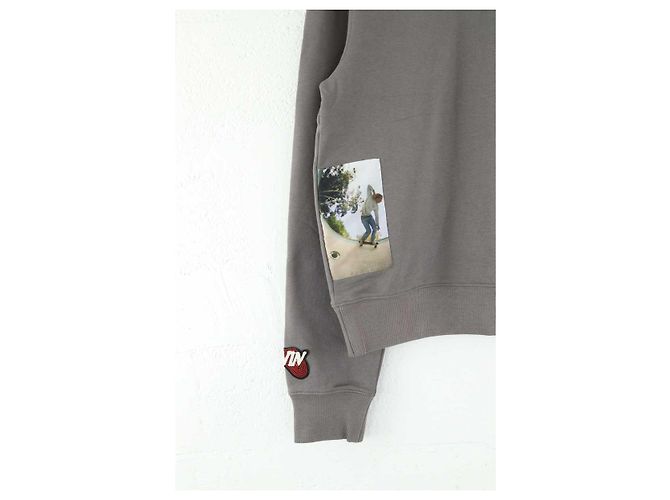 Lanvin Gray cotton sweatshirt - view 3
