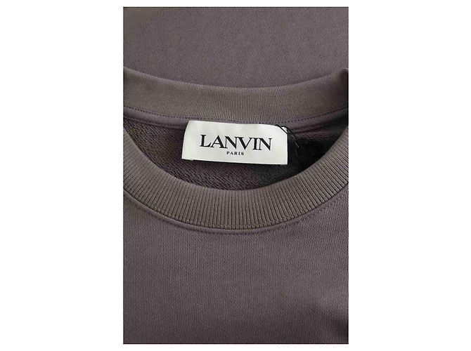 Lanvin Gray cotton sweatshirt - view 6